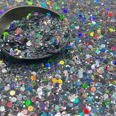 Mixed Chunky Glitter For Face And Body - Long Lasting