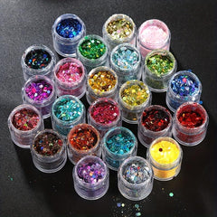 Mixed Chunky Glitter For Face And Body - Long Lasting