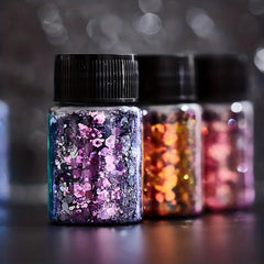 Chunky Mixed Glitter Powder for Nail Art Makeup Body Paint