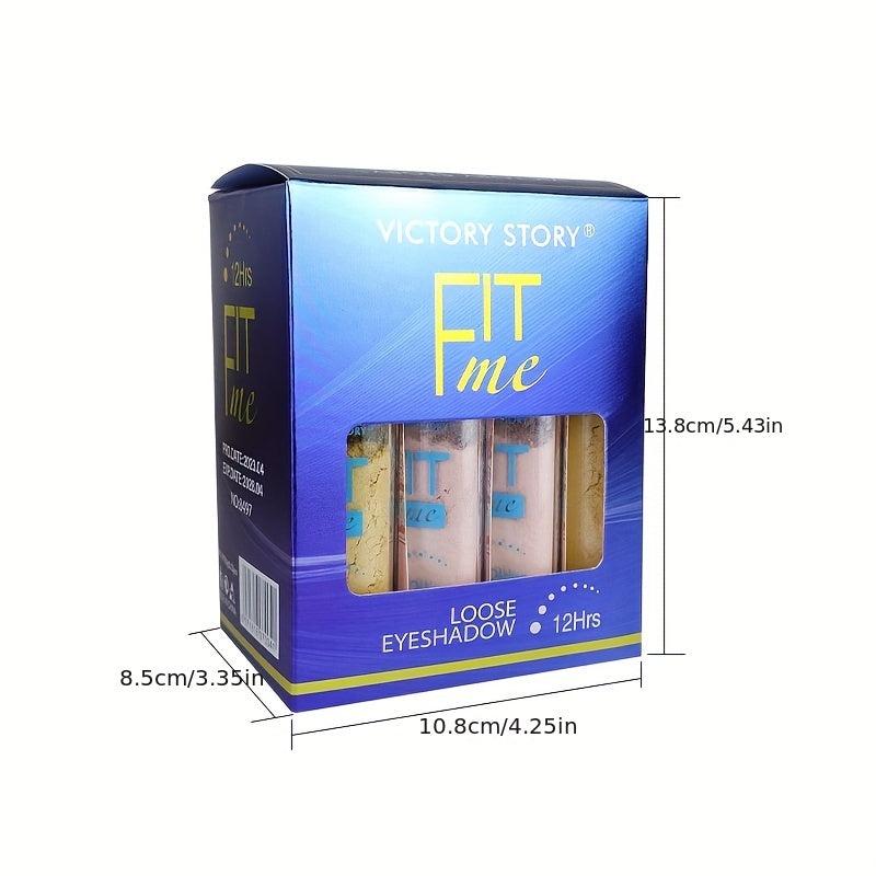 Glitter Sequins Loose Highlighter Powder 24 Sticks 3 Colors