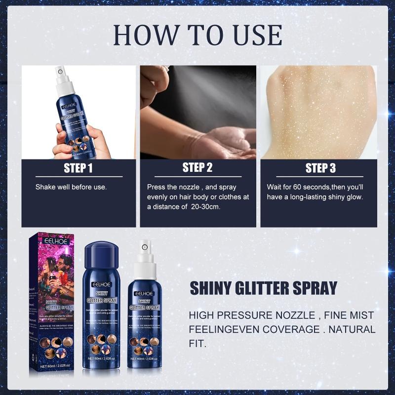 Glitter Spray Skin Brightening Highlighter