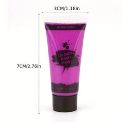 Blacklight Neon Body & Face Paint Kit Party Supplies