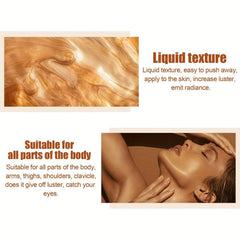 Body Shimmer Glow Glitter Highlighter Lotion Face Liquid Illuminator