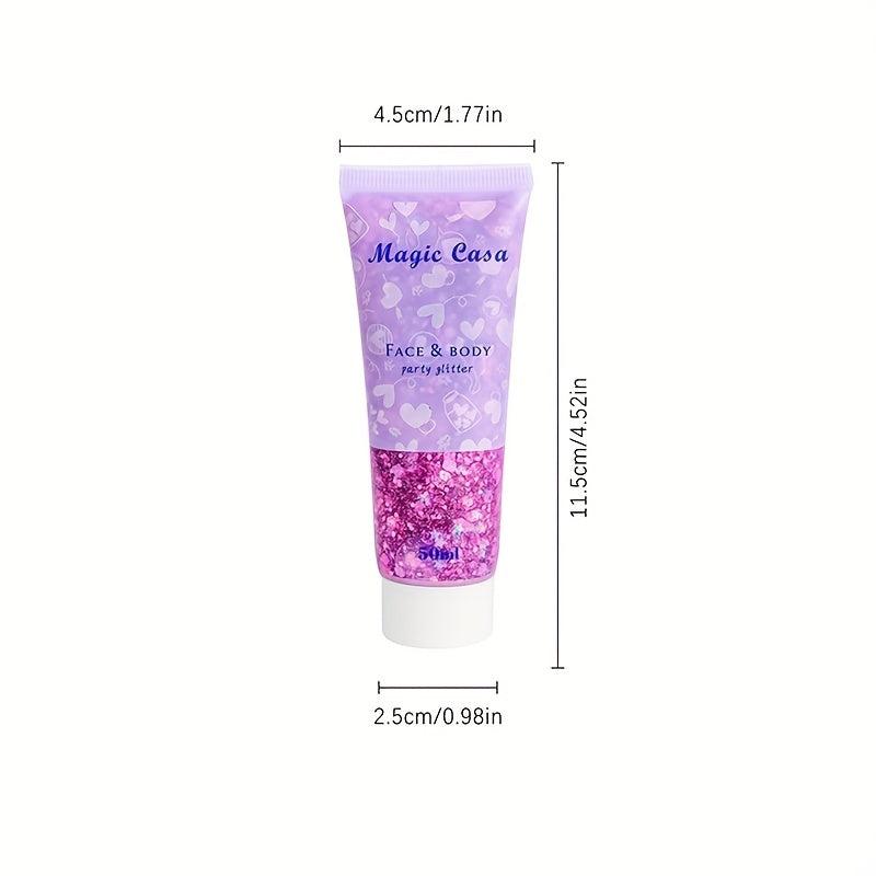 50ml Sparkling Sequins Body High Gloss Gel