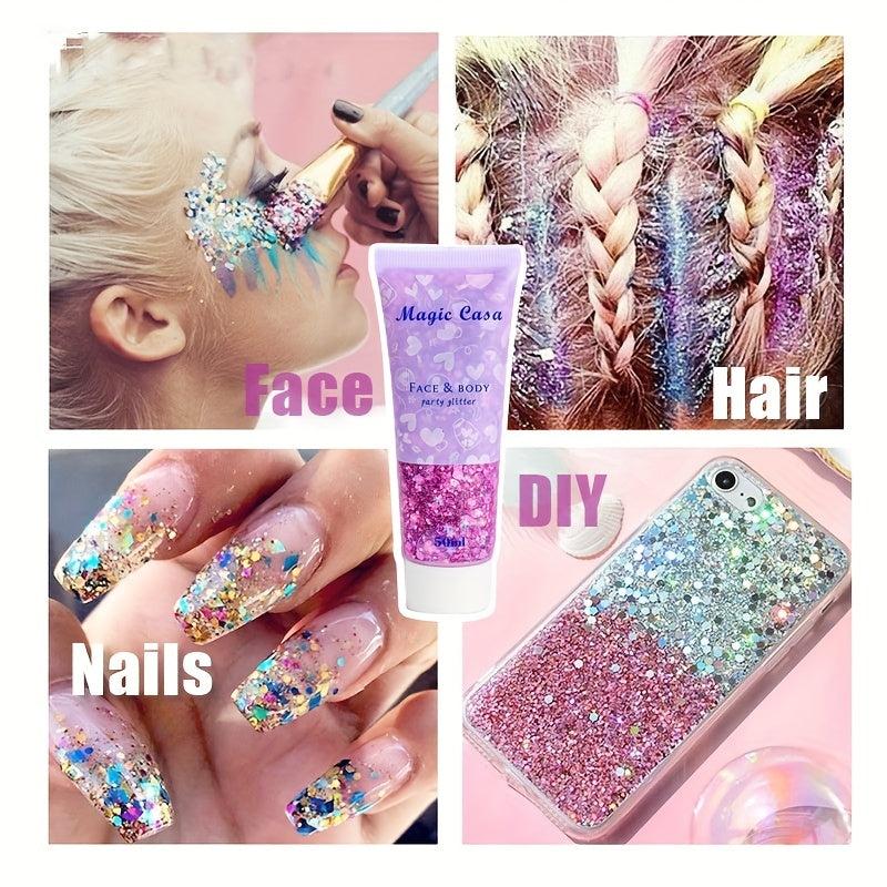 50ml Sparkling Sequins Body High Gloss Gel
