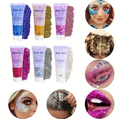 50ml Sparkling Sequins Body High Gloss Gel
