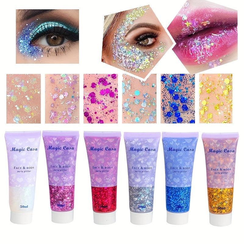 50ml Sparkling Sequins Body High Gloss Gel