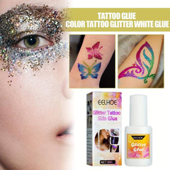 Waterproof Glitter Glue for Body Face & Skin - Halloween Carnival Makeup