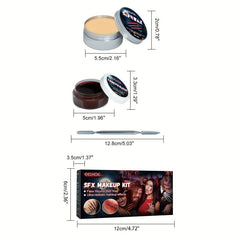 Halloween Skin Wax Plasma Makeup Set Scar Makeup Horror Party Makeup Props