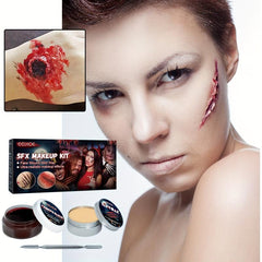 Halloween Skin Wax Plasma Makeup Set Scar Makeup Horror Party Makeup Props