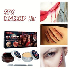 Halloween Skin Wax Plasma Makeup Set Scar Makeup Horror Party Makeup Props