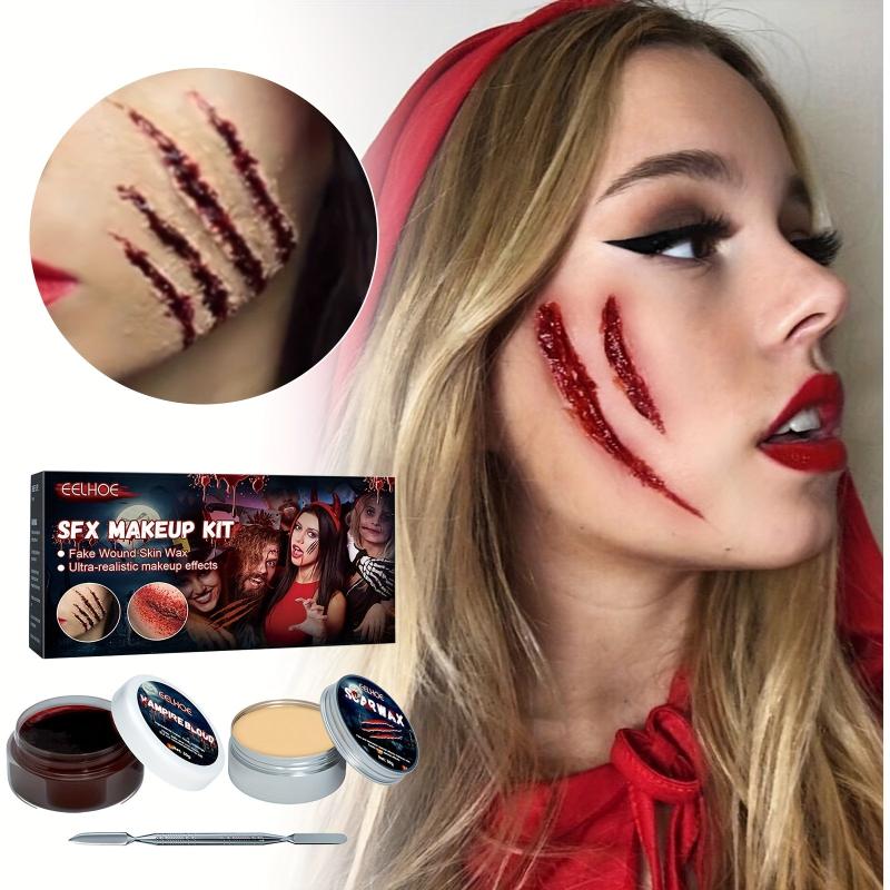 Halloween Skin Wax Plasma Makeup Set Scar Makeup Horror Party Makeup Props