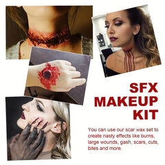 Halloween Skin Wax Plasma Makeup Set Scar Makeup Horror Party Makeup Props