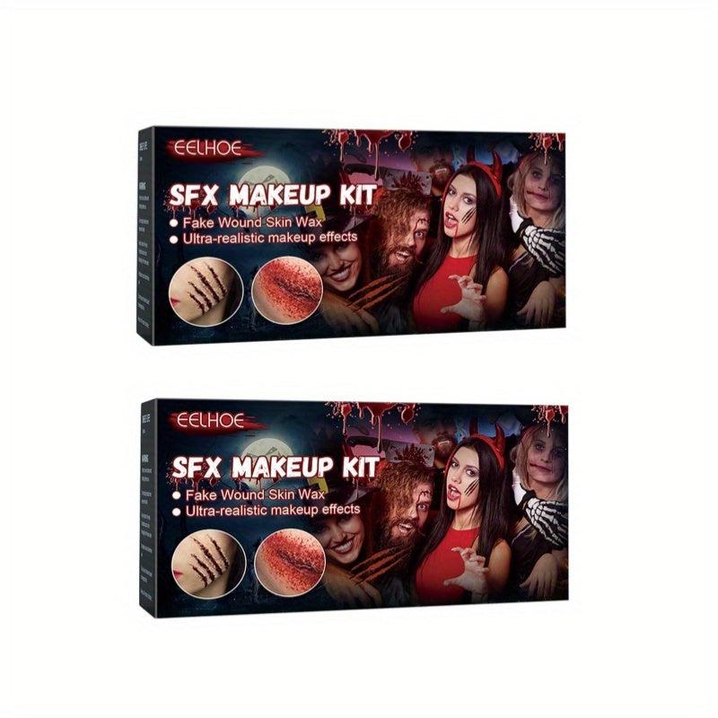 Halloween Skin Wax Plasma Makeup Set Scar Makeup Horror Party Makeup Props