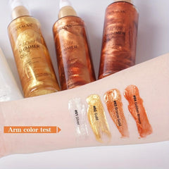 Liquid Highlighter Body Shimmer for Prom Party