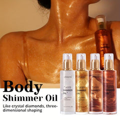 Liquid Highlighter Body Shimmer for Prom Party