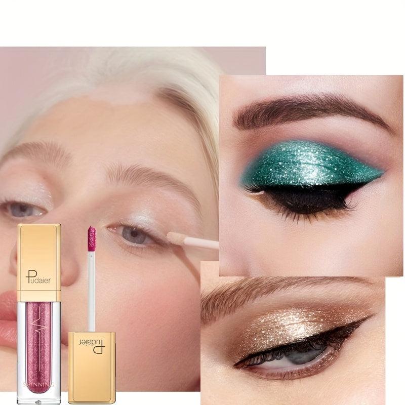 High Pigment Liquid Eyeshadow Glitter Brightening Party Makeup
