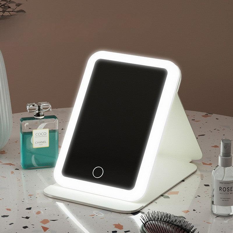 LED Mirror Folding Rechargeable Cosmetic Mirror