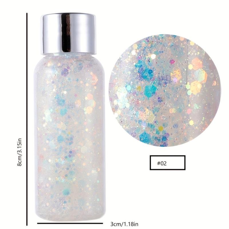 Mermaid Scale Body Gel Sequin Face Eyeshadow Glitter Cosmetics 40ml