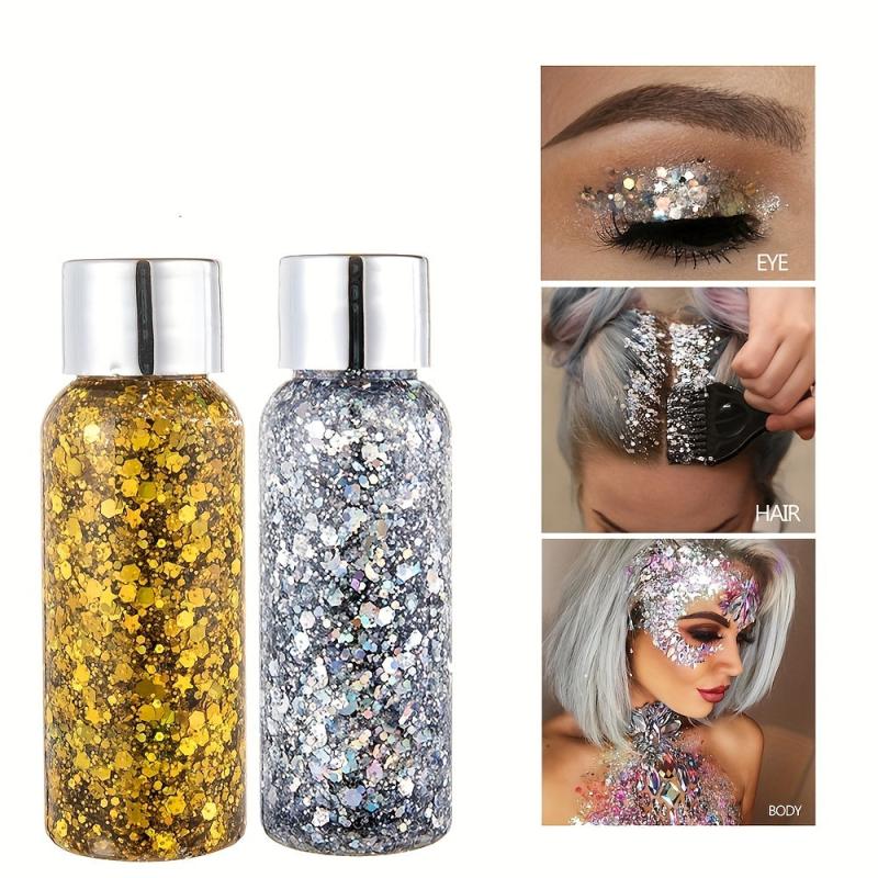 Mermaid Scale Body Gel Sequin Face Eyeshadow Glitter Cosmetics 40ml