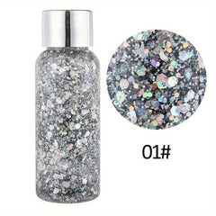 Mermaid Scale Body Gel Sequin Face Eyeshadow Glitter Cosmetics 40ml