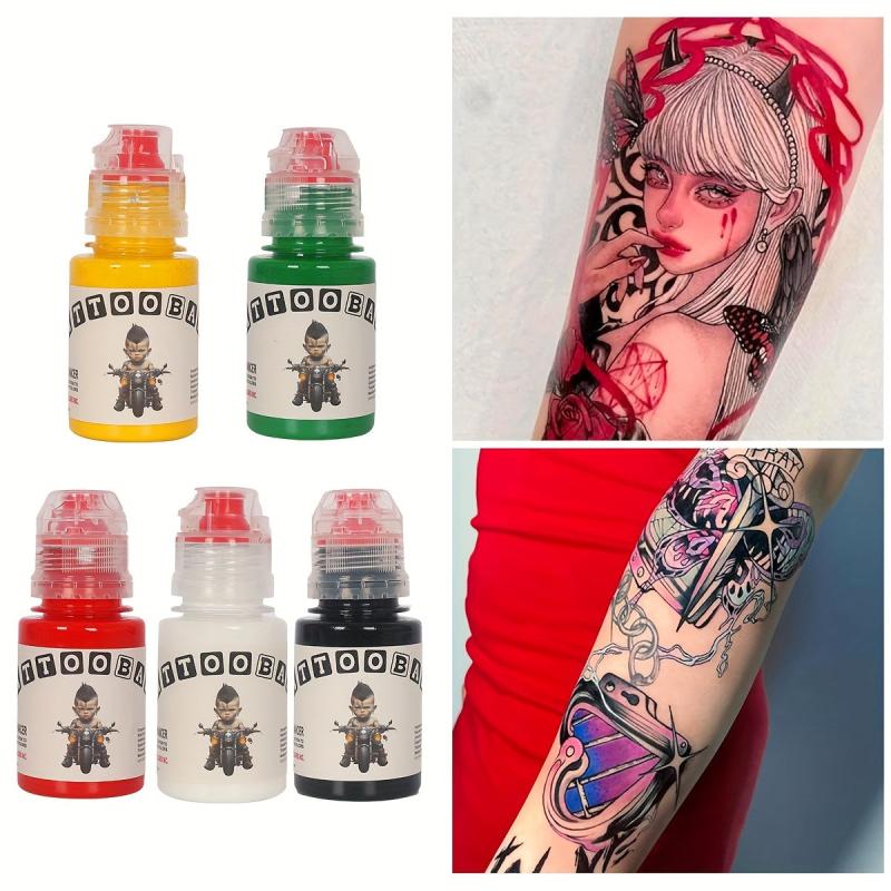 Tattoo Pigment 60ml Set Long Lasting Waterproof