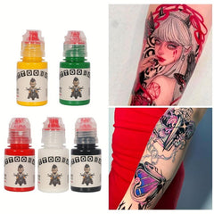 Tattoo Pigment 60ml Set Long Lasting Waterproof