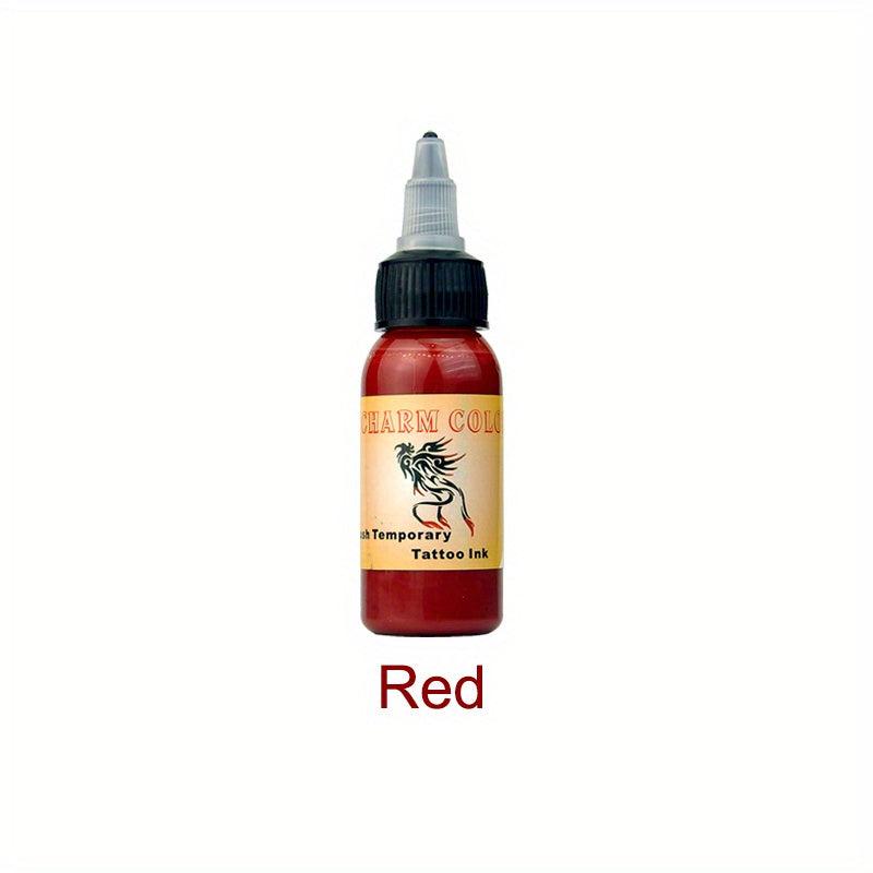 12 Colors Airbrush Temporary Tattoo Ink for Body Paint 1 oz