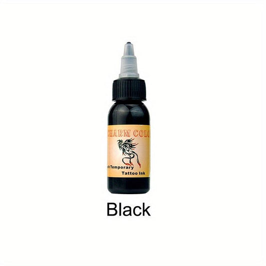 12 Colors Airbrush Temporary Tattoo Ink for Body Paint 1 oz