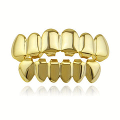 Golden Silvery Tooth Hip Hop Mouth Grills For Men And Women