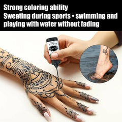 Liquid Tattoo Ink Juice Cream Arm Waterproof Simulation Pattern Tattoo Ink