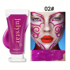 Glow Body Paint Fluorescent Body Painting for Parties and Halloween