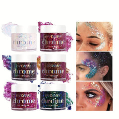 Mermaid Sequins Body Glitter Gel Long Lasting Music Carnival Makeup