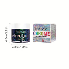 Mermaid Sequins Body Glitter Gel Long Lasting Music Carnival Makeup