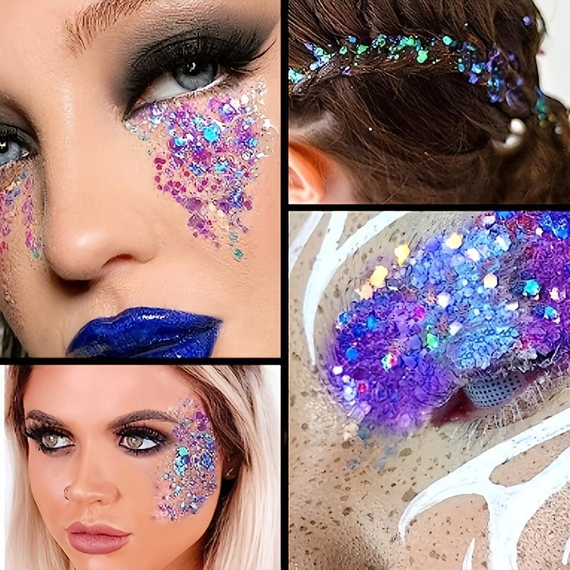 Chameleon Glitter DIY Metallic Glitter Gel & Magic Powder For Face & Eye