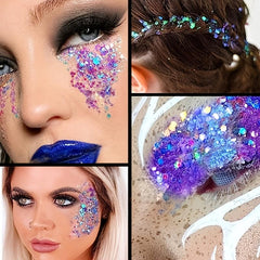 Chameleon Glitter DIY Metallic Glitter Gel & Magic Powder For Face & Eye
