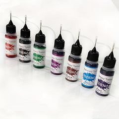 12 Pcs Tattoo Cream Lotion Pigment Set Waterproof Tattoo Stickers Juice Pigment