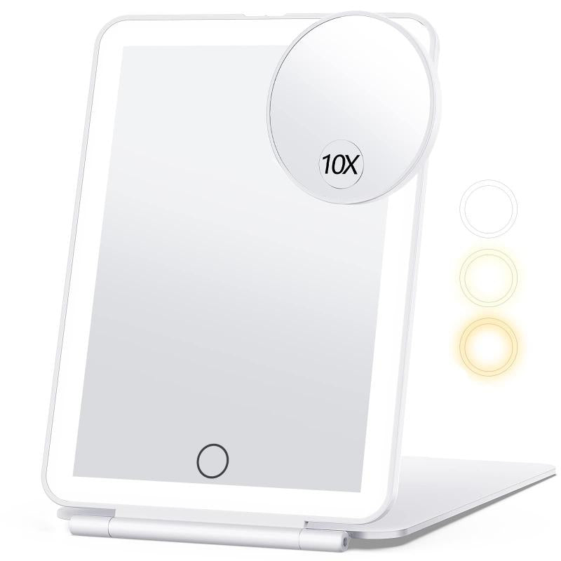 1PCS Travel Makeup Mirror With 10X Magnifying Mirror Vanity Mirror