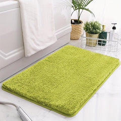 Soft Plush Microfiber Bathroom Rug Mat