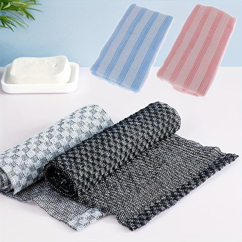 Japanese Exfoliating Bath Towel - Body Scrub Shower Sponge - Men and Women