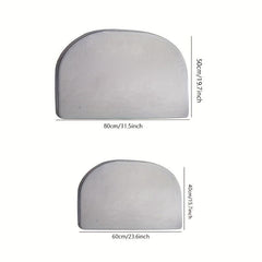 Memory Foam Bathroom Mat Absorbent Bath Rugs Cozy Floor Carpet Grey