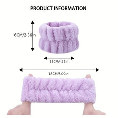 Microfiber Wrist Wash Towel Band for Women