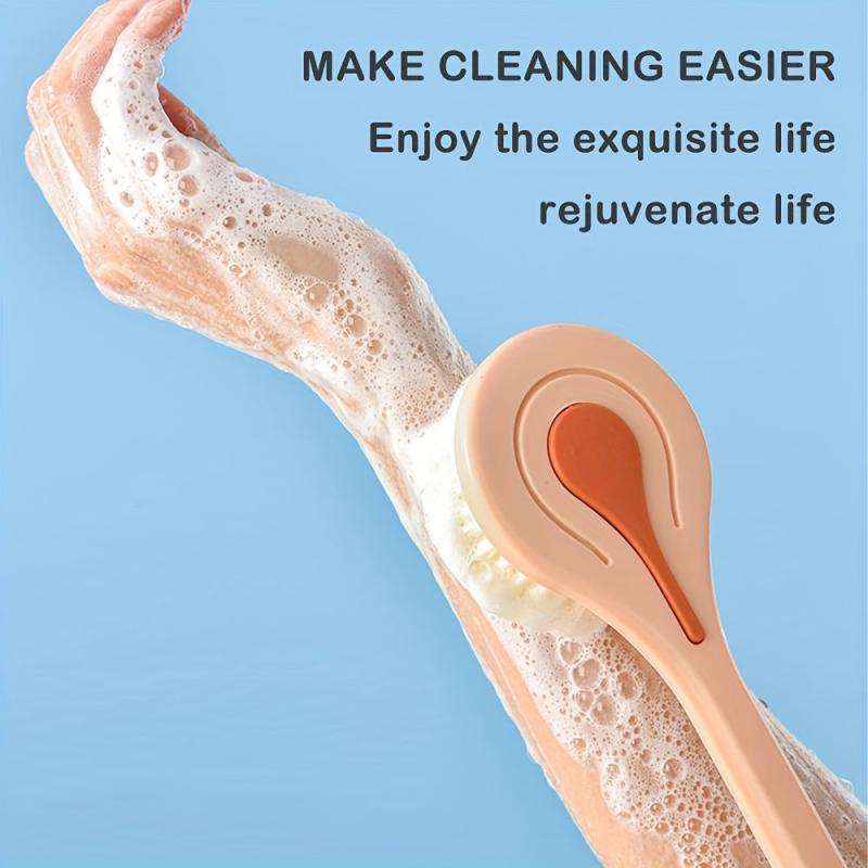Long Handle Soft Hair Bath Brush Back Ball Brush Bathroom Body Brushes