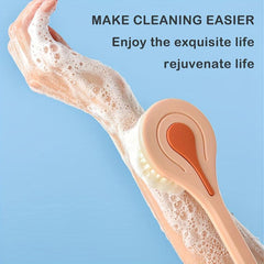 Long Handle Soft Hair Bath Brush Back Ball Brush Bathroom Body Brushes