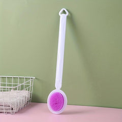 Long Handle Bath Sponge Shower Brush with Soft Mesh Back Cleaner