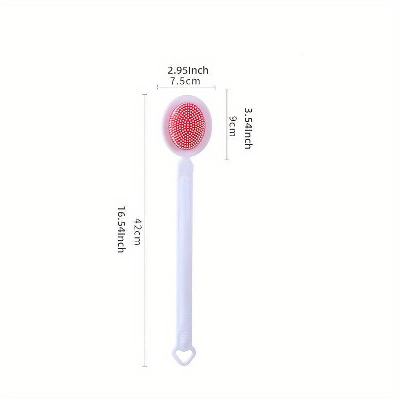 Long Handle Bath Sponge Shower Brush with Soft Mesh Back Cleaner