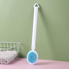 Long Handle Bath Sponge Shower Brush with Soft Mesh Back Cleaner