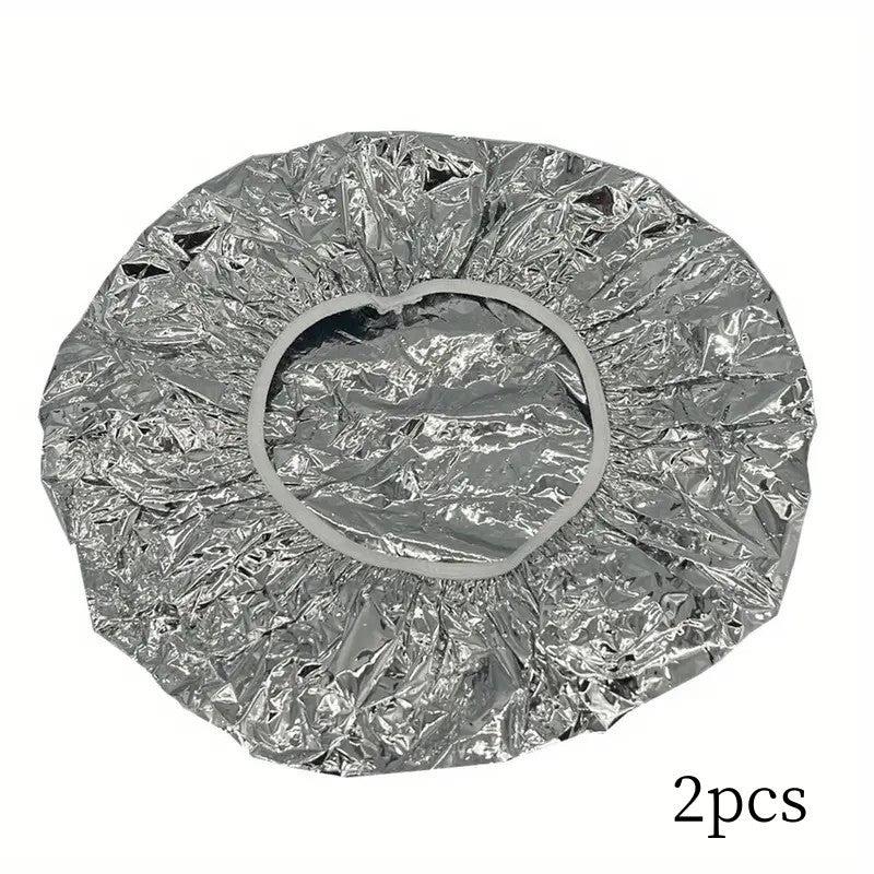 5pcs Reusable Aluminum Foil Hair Heating Caps - Hair Care and D