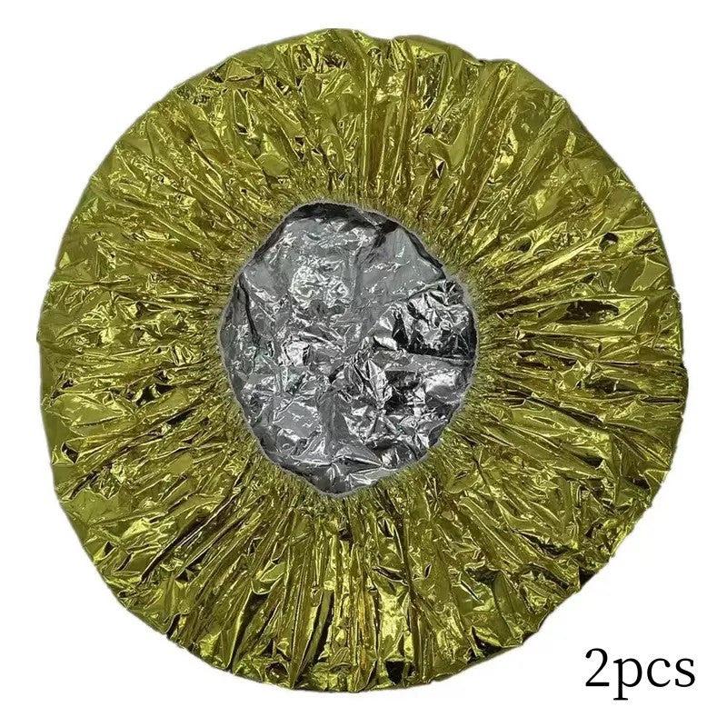5pcs Reusable Aluminum Foil Hair Heating Caps - Hair Care and D
