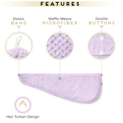 Women's Quick Drying Waffle Hair Cap